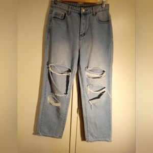Blush Mark High Waist Straight leg size M Wash Blush Women's Jeans